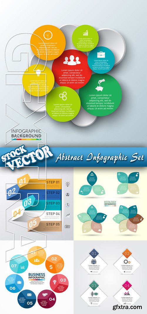 Stock Vector - Abstract Infographic Set