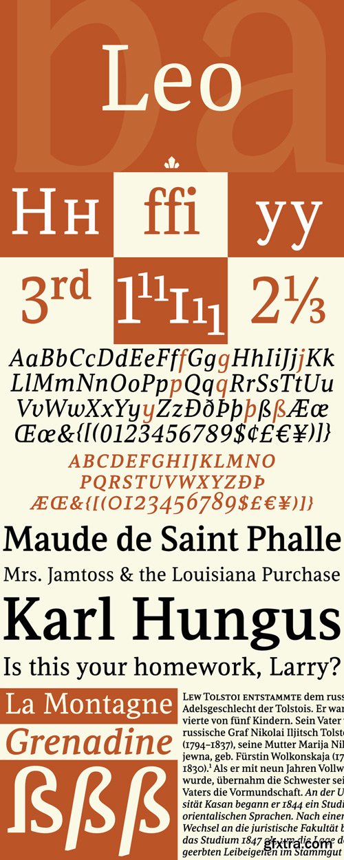 Leo Font Family $149.95