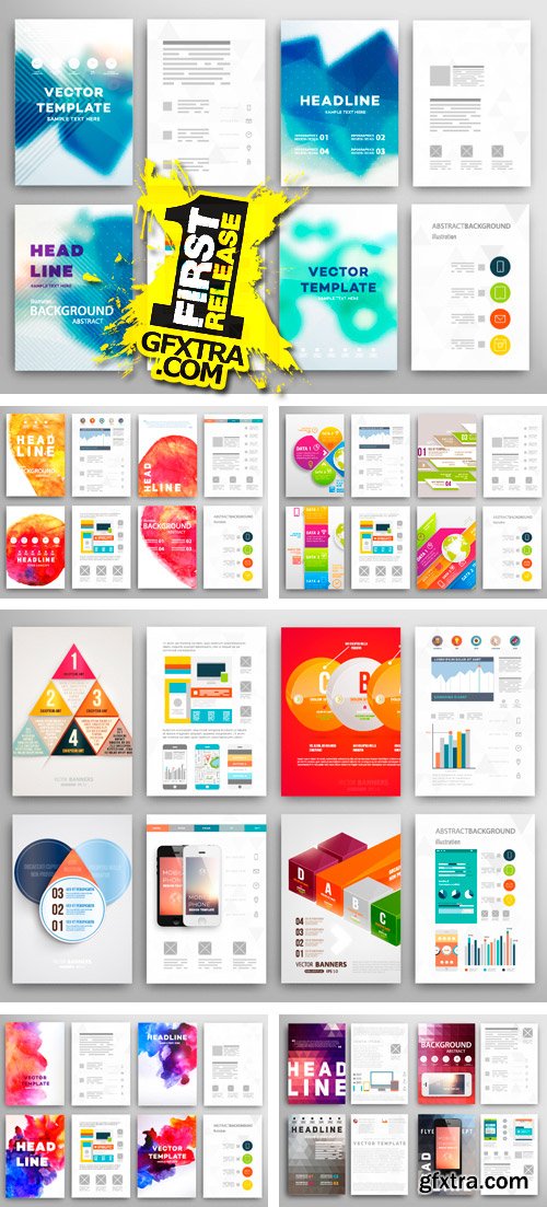 Amazing SS - Brochure Design Templates 2, 25xEPS