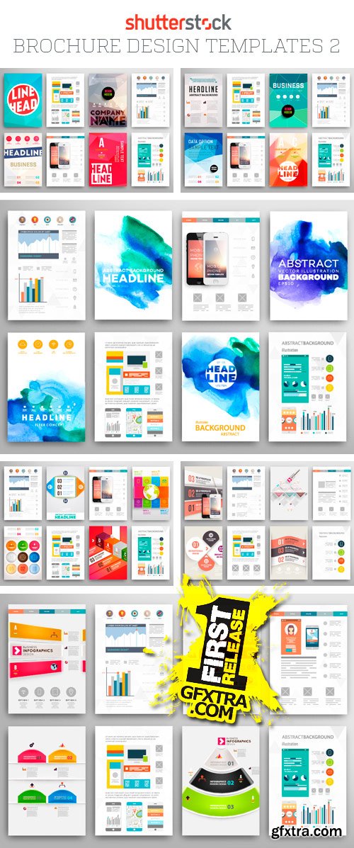 Amazing SS - Brochure Design Templates 2, 25xEPS