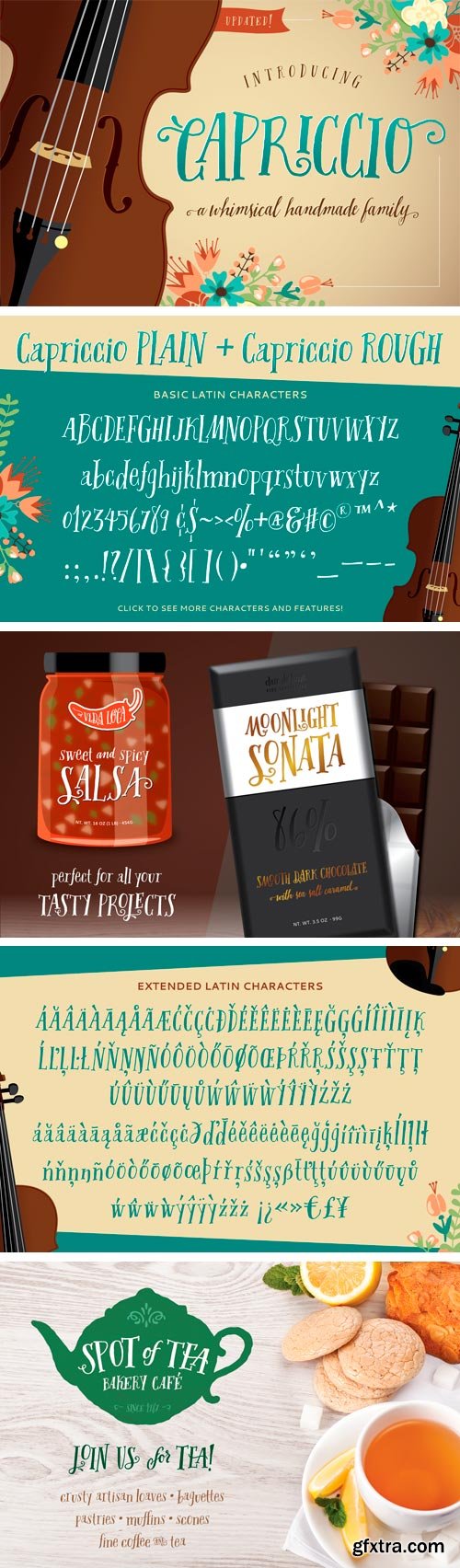 Capriccio Font Family