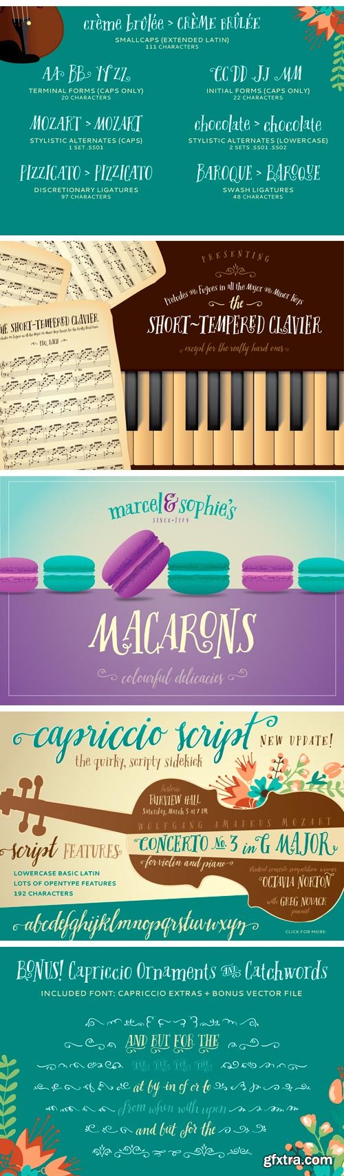 Capriccio Font Family