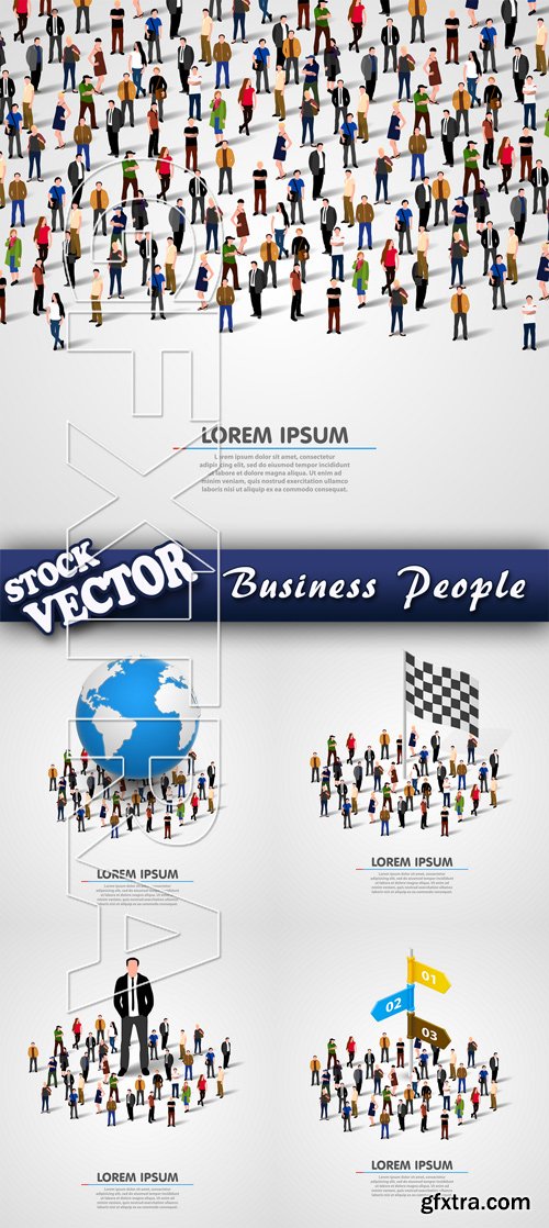 Stock Vector - Business People