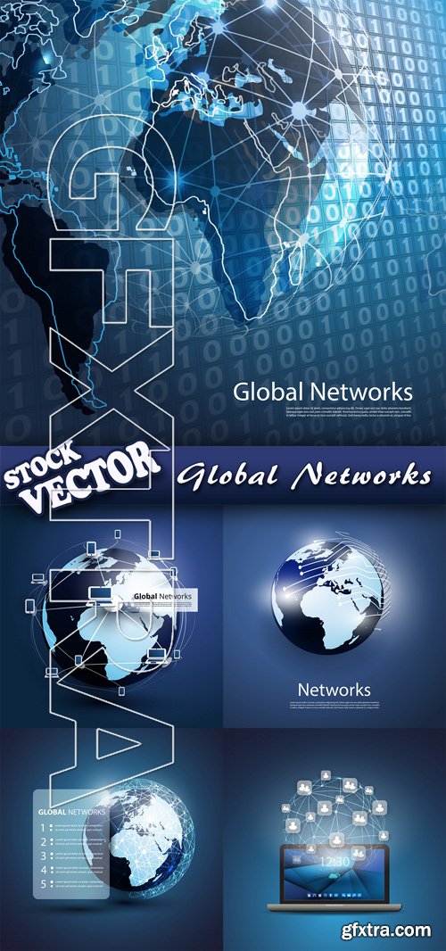 Stock Vector - Global Networks