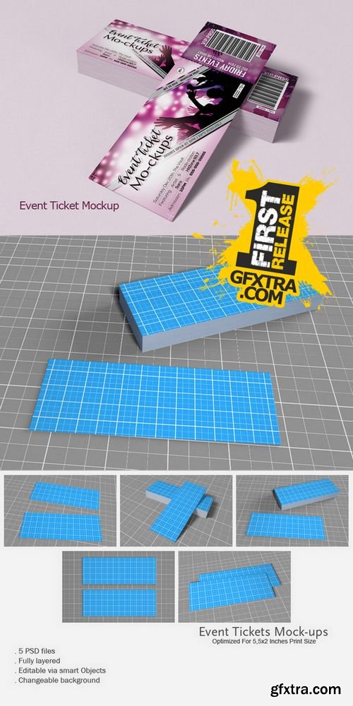 Event Tickets Mock-Up - CM 159564