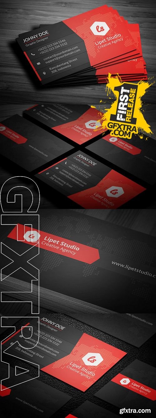 Rise - Modern Business Card Template - CM 159080