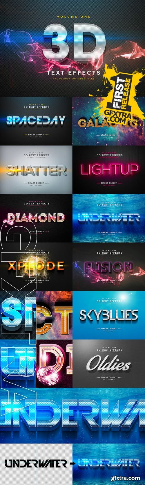 3D Text Effects Vol.1 - CM 160828