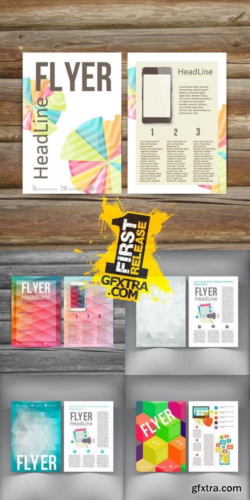 Abstract Brochure Flyer Design Vector 1