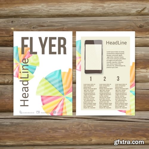 Abstract Brochure Flyer Design Vector 1