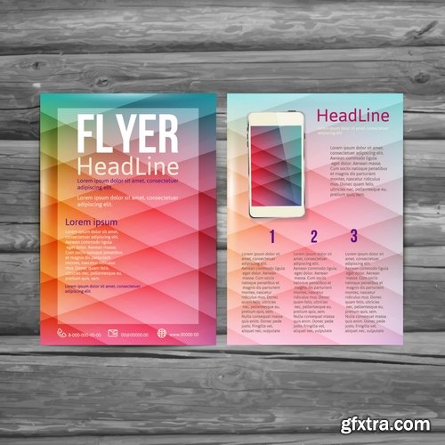 Abstract Brochure Flyer Design Vector 1