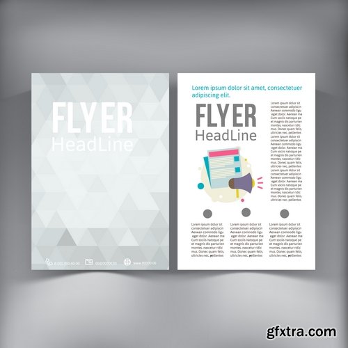 Abstract Brochure Flyer Design Vector 1