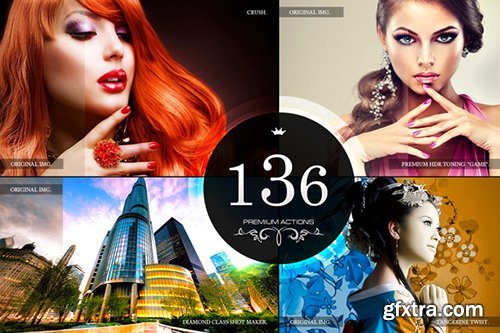 136 Premium Photoshop Actions