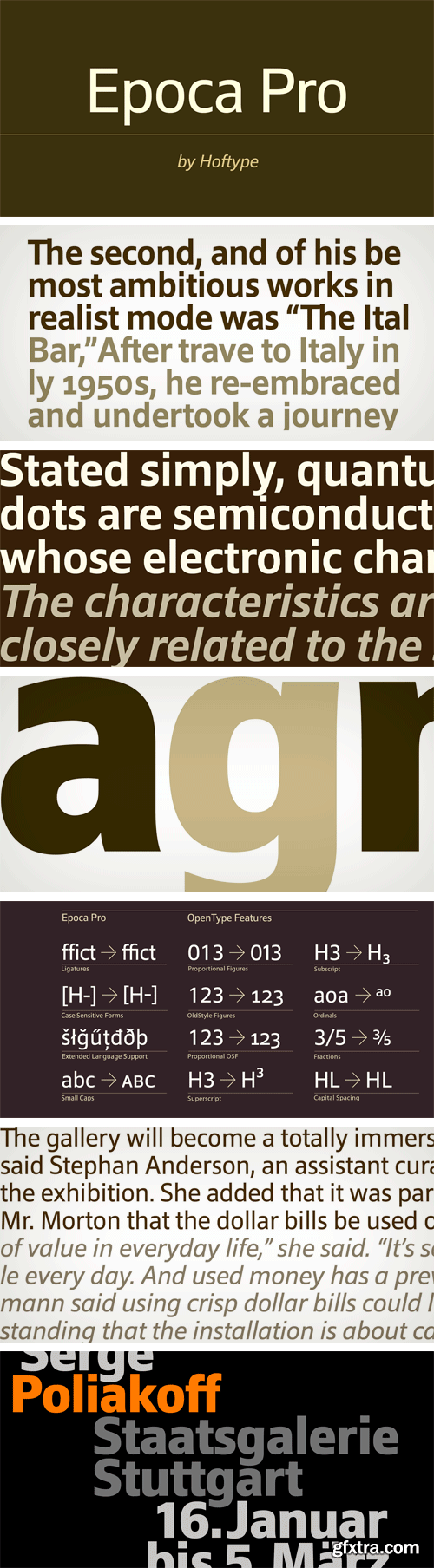 Epoca Pro Font Family - 8 Fonts $199