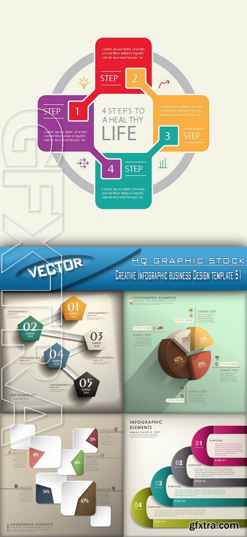 Stock Vector - Creative Infographic business Design template 51