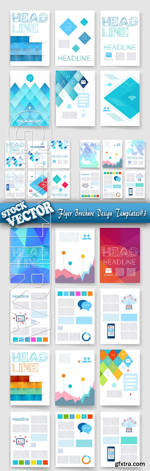 Stock Vector - Flyer Brochure Design Templates#3