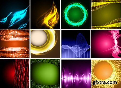 Stock Vectors - Abstract Background 6, 25xEPS