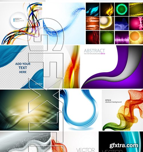 Stock Vectors - Abstract Background 6, 25xEPS