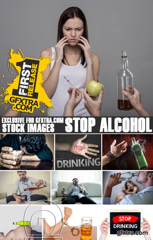 Stock Photos - Stop Alcohol, 25xJPG