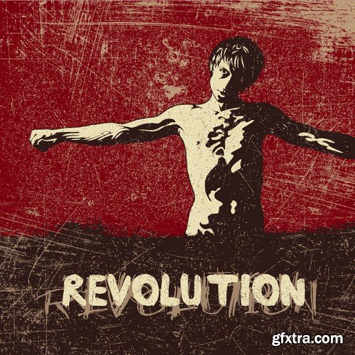 Stock Vectors - Revolution, 25xEPS