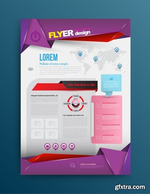 Vector Brochure Layout Design Template 2