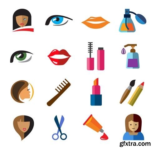 Vector - Beauty & Fashion Icons Set