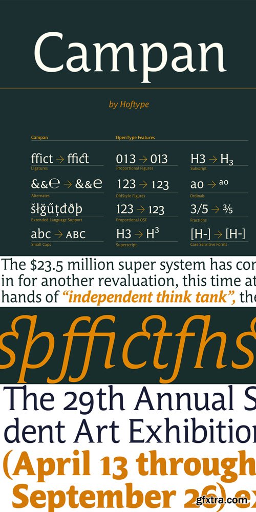 Campan Font Family $198