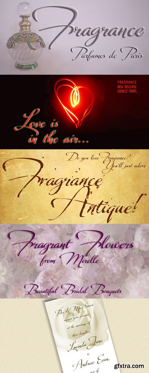 Fragrance Font Family $22.50