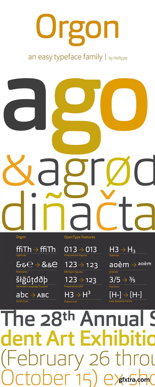 Orgon Font Family $198