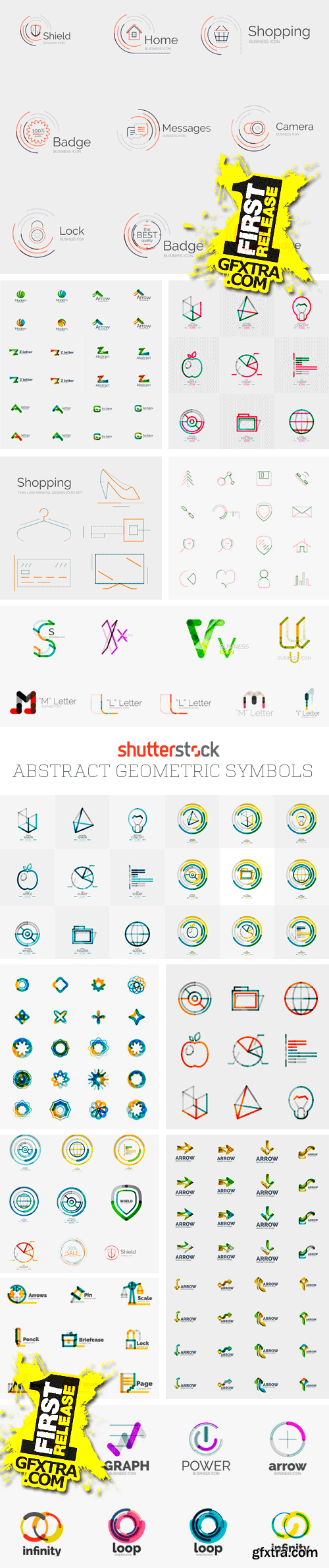 Amazing SS - Abstract Geometric Symbols, 30xEPS