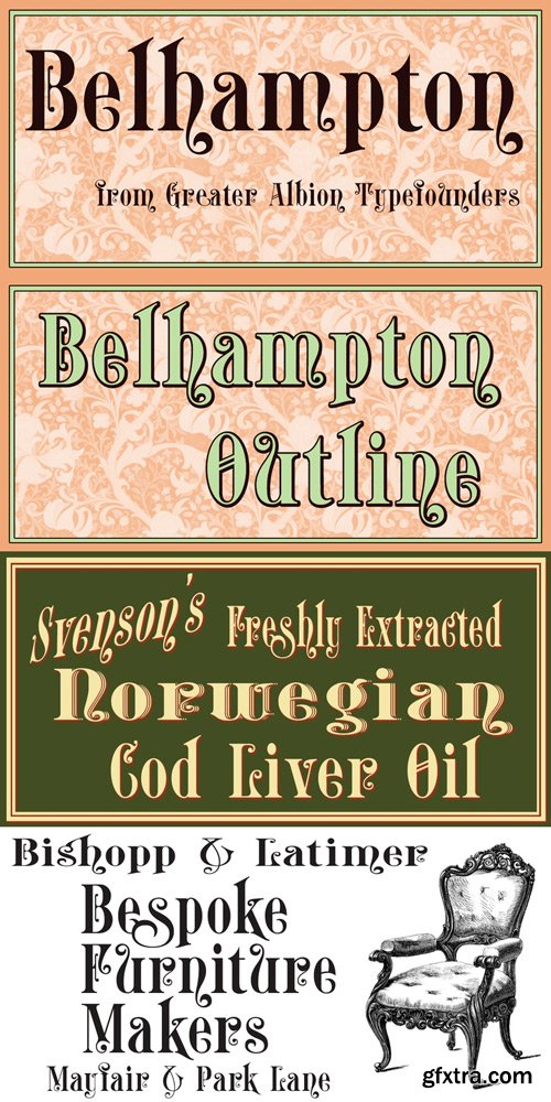 Belhampton Font Family $80