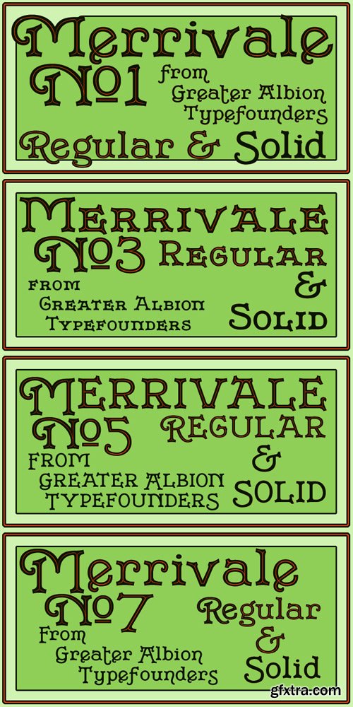 Merrivale Font Family $165