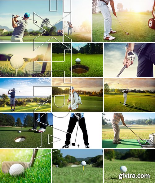 Stock Photos - Golf, 25xJPG