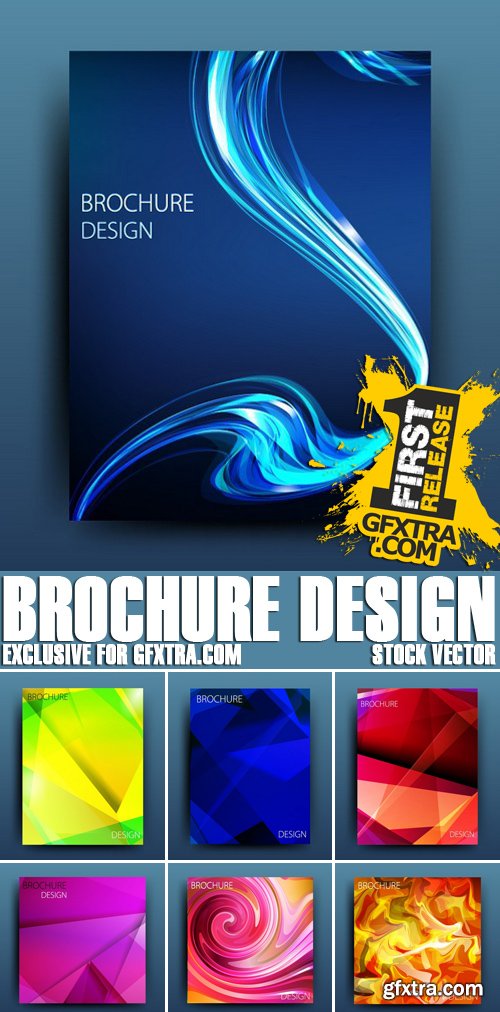 Stock Vectors - Brochure Design, 25xEPS