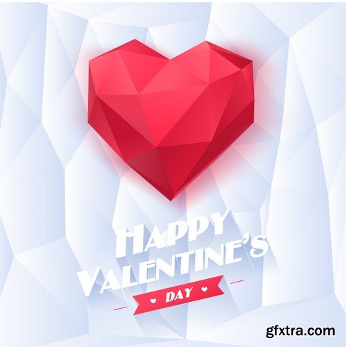 Stock Vectors - Happy Valentine's Day 6, 25xEPS