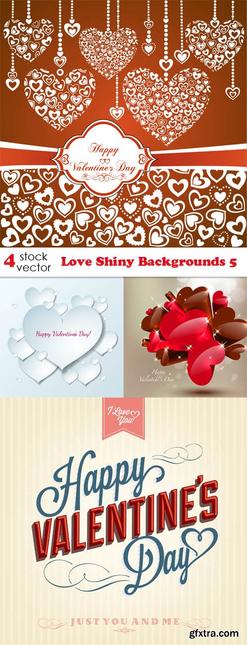 Vectors - Love Shiny Backgrounds 5