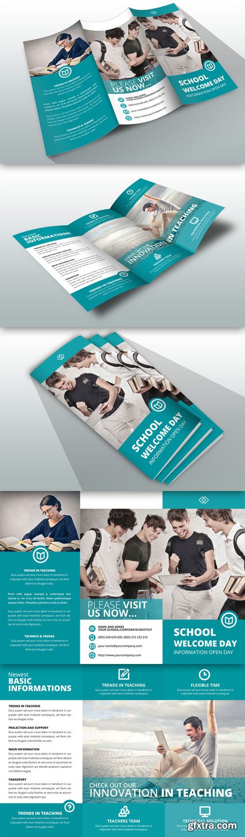 Indesign Brochure Template School - CM 27983