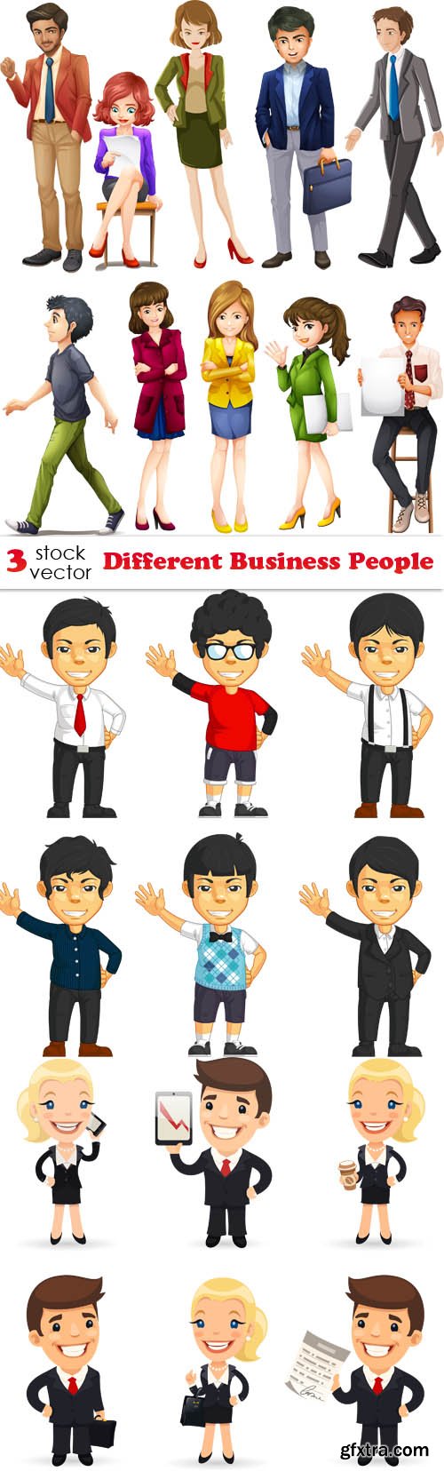 Vectors - Different Business People