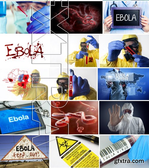 Stock Photos - Ebola, 25xJPG