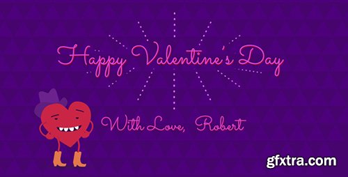 Videohive Be My Valentine Cartoon Greeting 10158349
