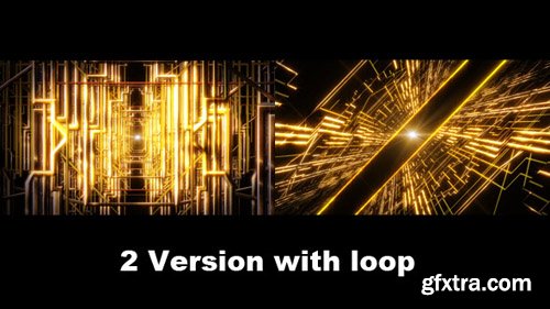 Videohive - Golden Line Space 7337605