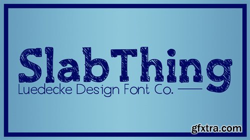 SlabThing Font