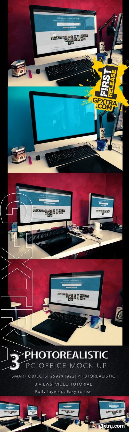 Office Mac Mock Ups - CM 163893