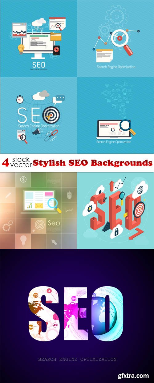 Vectors - Stylish SEO Backgrounds