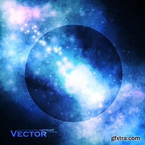 Stock Vectors - Space Background, 25xEPS