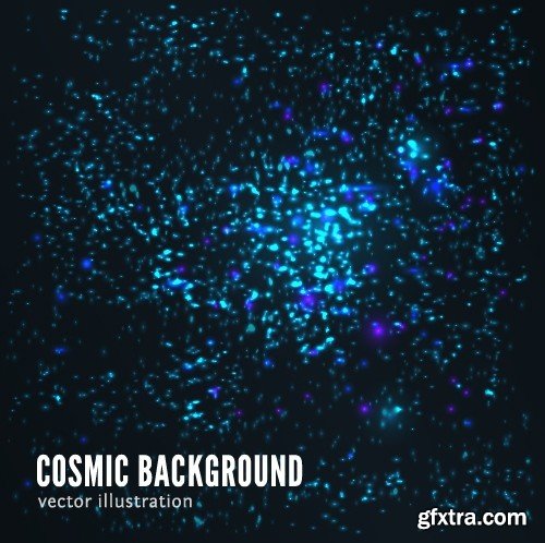 Stock Vectors - Space Background, 25xEPS