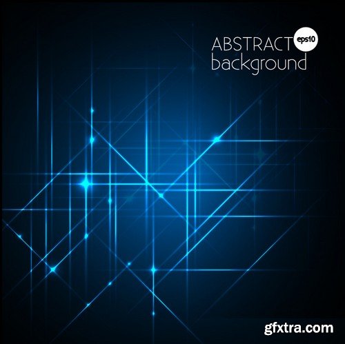 Stock Vectors - Abstract Technology background 3, 25xEPS