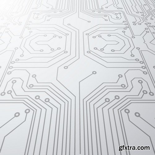 Stock Vectors - Abstract Technology background 3, 25xEPS