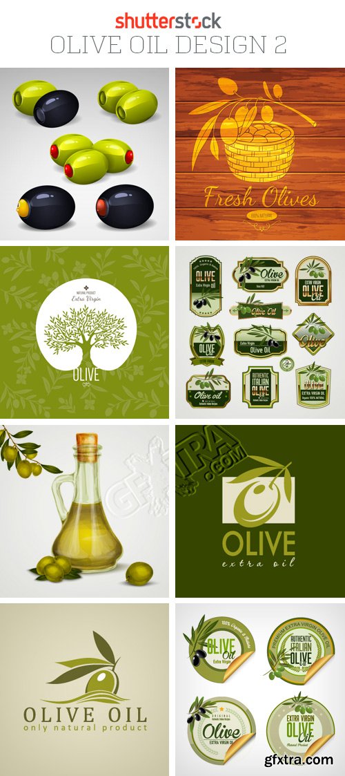 Amazing SS - Olive Oil Design 2, 25xEPS