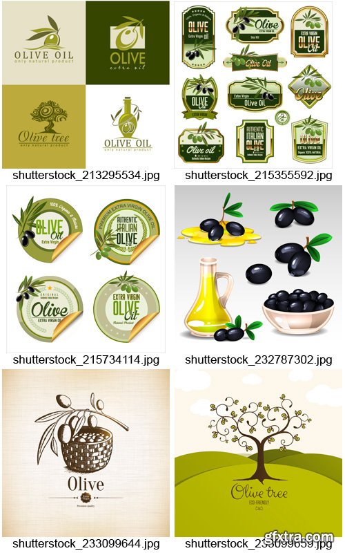 Amazing SS - Olive Oil Design 2, 25xEPS