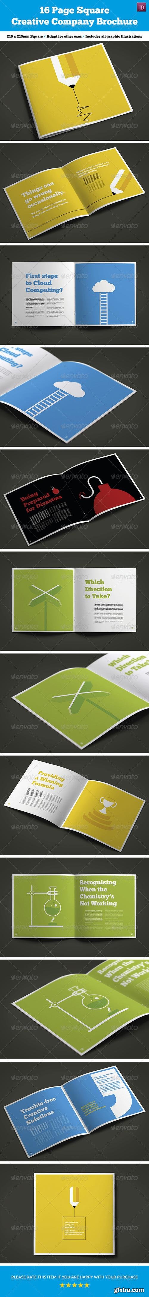 GraphicRiver - 16 Page Square Creative Company Brochure